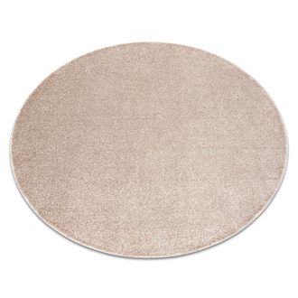 RugsX Rugsx - Moqueta Indus Beige 34 Llanura Mezcla Beige Circulo 100 Cm