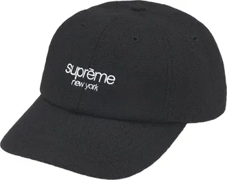 SUPREME FW25 Harris Tweed 6-Panel Black FW25H118-BLACK