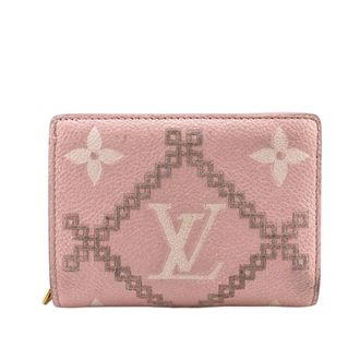 Louis Vuitton Pink Leather Wallet (Bi-Fold) (Pre-Owned)
