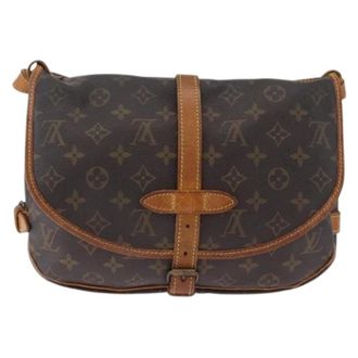 Louis Vuitton Pre-owned Vintage Shoulder Bag - Dames - Pre-owned - Bruin - Maat: ONE Size Leer