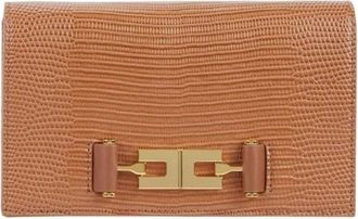 Elisabetta Franchi Crossbodytas met slangenprint - Dames - Portefeuilles - Bruin - ONE Size - Accessoires