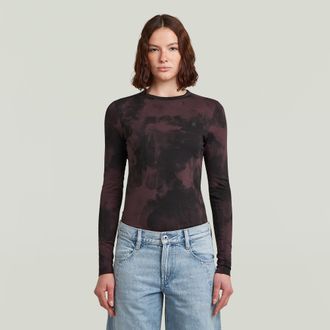 G-Star Printed Slim T-Shirt - Meerkleurig - Dames
