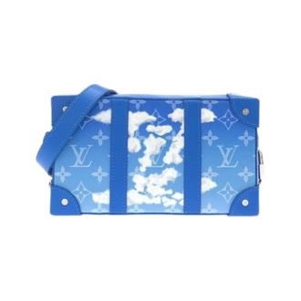 Louis Vuitton Pre-owned Soft Trunk Wallet Schoudertas - Dames - Pre-owned - Blauw - Maat: ONE Size