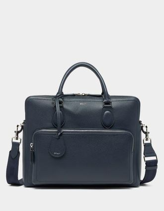 Bally Capitol Briefcase in Bovine Leather in Blue at Nordstrom