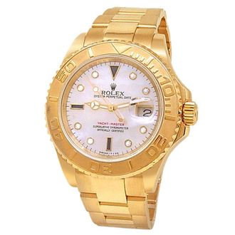Rolex Pre-owned Rolex Yacht Master Automatic Chronometer Diamond Mens Watch 16628 MDO