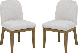 Linon Set Of 2 Tucker Upholstered Side Chair