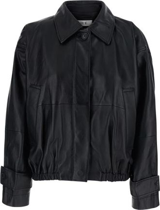 R&oacute;he Leather Jassen - Dames - Leren en Su&egrave;de Jassen - Zwart - XS - Jassen