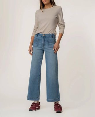 Kut from the Kloth Meg High Rise With Patch Pockets Jeans In Totally