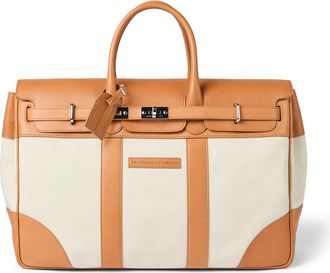 Brunello Cucinelli Calfskin and cowhide bag in Ivory at Nordstrom