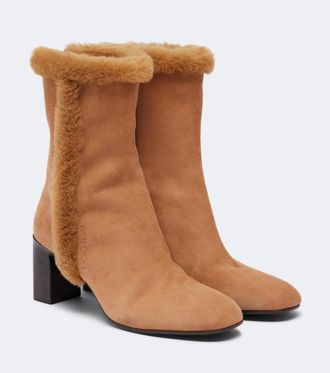 Jimmy Choo London Botines Daze de ante con borrego