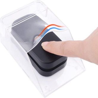 OEM Funda Impermeable Para El Bot&oacute;n Del Timbre - Funda Protectora Transparente Para Uso En Exteriores
