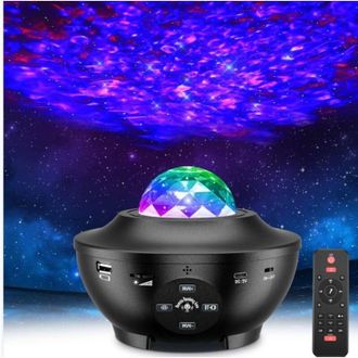 OEM Proyector Led De Cielo Estrellado, Luz De Proyector Star Galaxy, 21 Modos De Iluminaci&oacute;n, 360&deg; Giratorio, Olas Del Oc&eacute;ano, Caja De Altavoz Bluetooth, 