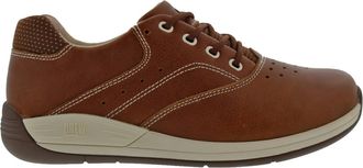 Drew Womens Tour Oxford Walking Shoes In Camel Leather