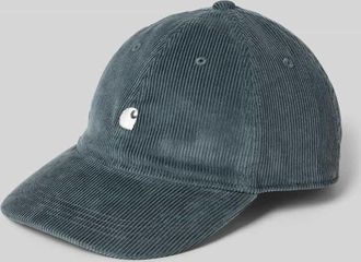 Carhartt Work in Progress Basecap aus Cord mit Label-Stitching Modell Harlem in Blau, Gr&ouml;&szlig;e 1