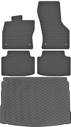 OEM Juego De Alfombrillas De Goma Para Coche Y Alfombrilla Para Maletero Para Vw Tiguan Ii Suv (2016-2024)