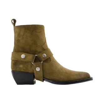 Golden Goose Debbie Ankle Boots - female - Golden Goose - Cowboy & Biker Boots - Green - 2 UK - Shoes