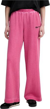 Karl Lagerfeld Trainingsbroeken - Dames - Sweatpants - Roze - S - Katoen - Broeken