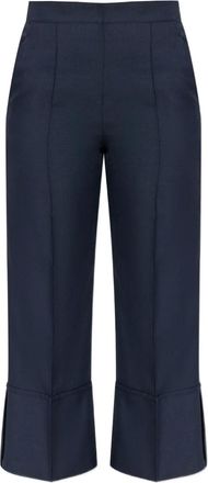 Theory Pantaloni con risvolto - Blu