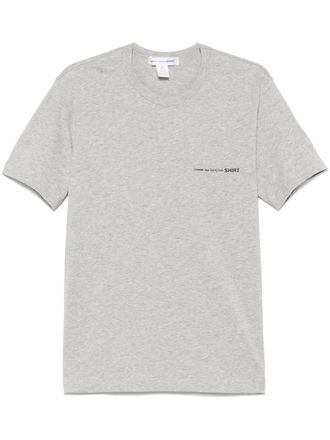 Comme Des Gar&ccedil;ons T-shirt met logoprint - Grijs