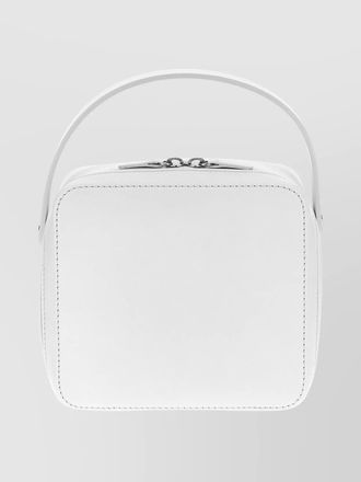 Auralee small rectangular leather travel handbag