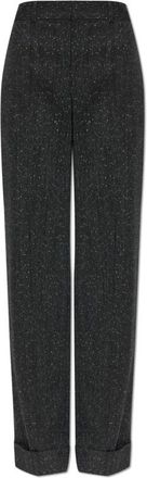 Alexander McQueen Mujer, Pantalones, Gris, Talla: M