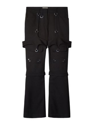 Off-white Cargo Pants with Buckle Detail
