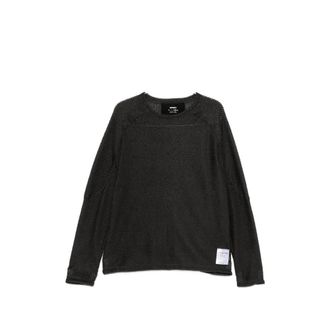SATISFY Waffle-knit Raglan-sleeve Sweater