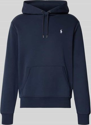 Polo Ralph Lauren Hoodie mit Label-Stitching und Känguru-Tasche in Marine, Größe XXL