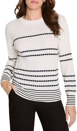 Nic+Zoe NIC+ZOE Circle Around Cashmere-Blend Sweater
