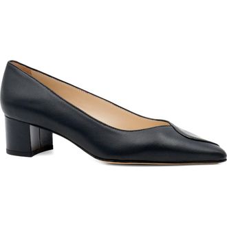 Amalfi By Rangoni Paglietta Pointed Toe Pump in Black Soft Paint at Nordstrom, Size 9.5