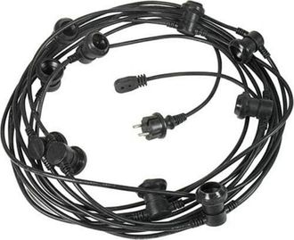 Trade Shop Trade Shop - Juego De Cables Con 10 Portal&aacute;mparas E27 De 10 M Para Exterior E Interior