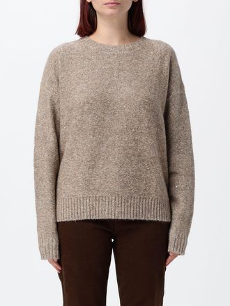 Eleh Maglione girocollo in misto lana e cashmere con spalle scese
