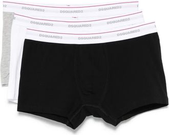 Dsquared2 logo-waistband boxers (pack of three) - Black