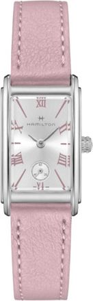 Hamilton American Classic Ardmore Small Silver Dial Leather Strap Womens Watch H11221853