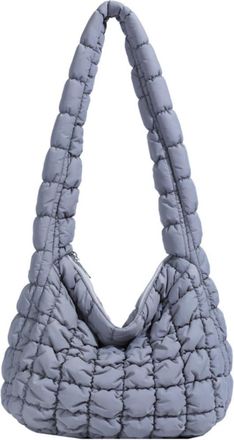 Generic Handbag Womens Shoulder Bag Cloud Pleated Large Capacity Crossbody Bag(gray,A)