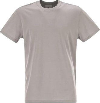 Pantaloni Torino Klassiek T-shirt met Ronde Hals - Heren - T-shirts - Grijs - S - Katoen - Tops