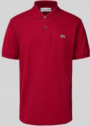 Lacoste Regular Fit Poloshirt aus reiner Baumwolle in Bordeaux, Größe XXL