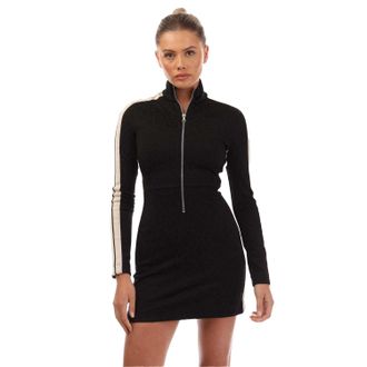 Palm Angels Dames/Dames Mini Jurk met Luipaardjacquard (Zwart, Wit)