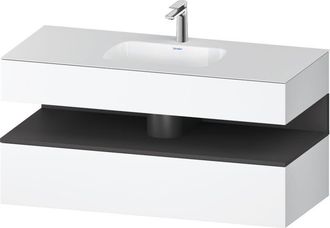 Duravit Qatego Lavabo Encastrado Con Base De Lavabo Consola, - Duravit