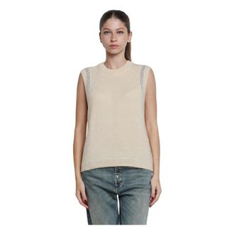 H2O Dames, Truien, Beige, Maat: S