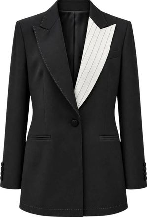 A Paper Kid Blazer Sartoriale - - Jackets - Donna - Nero - L