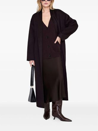 Anine Bing Bar Silk Skirt