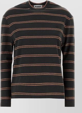Jil Sander embroidered cotton t-shirt
