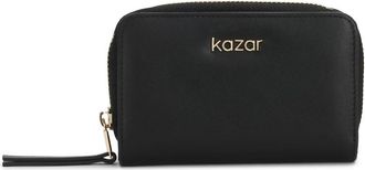 Kazar Klassieke leren portemonnee - Dames - Portefeuilles - Zwart - ONE Size - Leer - Accessoires