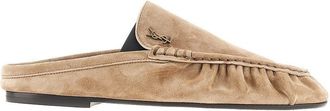 Saint Laurent Le Loafer suede leather mules Woman 38