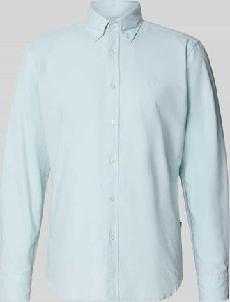 Boss Orange by Hugo Boss BOSS Orange Regular Fit Freizeithemd aus reiner Baumwolle Modell RICKERT in Tuerkis, Gr&ouml;&szlig;e XXXL