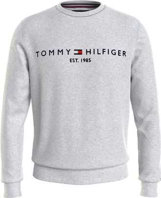 Tommy Hilfiger Heren Established Crew Neck Regular Sweatshirt (Grijs)