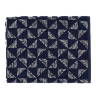 Emporio Armani Beach towel with jacquard motif Man One Size