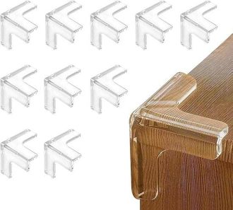 OEM Protectores De Esquinas Para Muebles (10 Unidades) - Suaves Y Transparentes - Autoadhesivos - Para La Seguridad Infantil