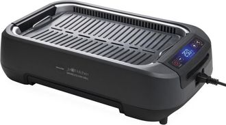 No Brand Macom 849 Parrilla El&eacute;ctrica De Contacto Con Extractor De Aire